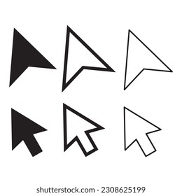 arrow icon, digital, download or direction icon on web