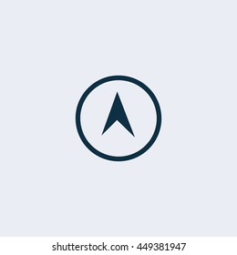Arrow icon, direction icon, up icon