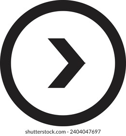 Icono de flecha, signo de dirección, vector de flecha negra