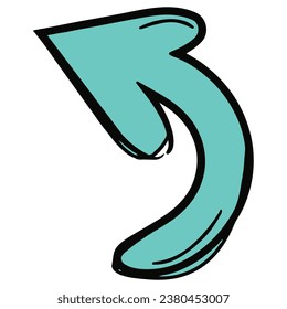 arrow icon, direction sign, navigation symbol, growth sign in business