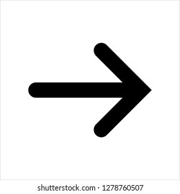 Arrow Icon, Direction Arrow Icon Vector Art Illustration