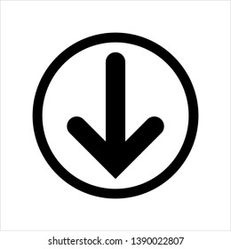 Arrow Icon, Direction Arrow Icon Vector Art Illustration