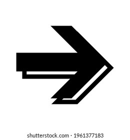 arrow icon. directions and for the web.