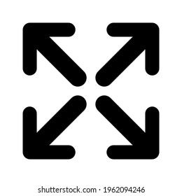 arrow icon. directions and for the web.