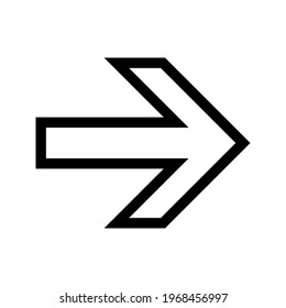 arrow icon. directions and for the web.