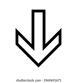 arrow icon. directions and for the web.