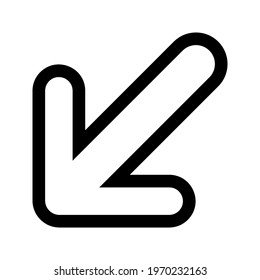 arrow icon. directions and for the web.