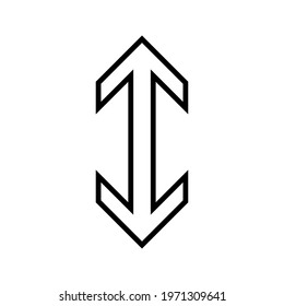 arrow icon. directions and for the web.