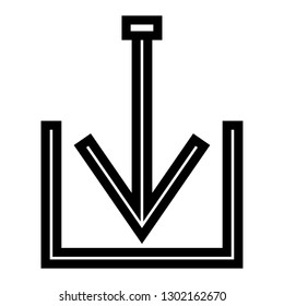 arrow icon down