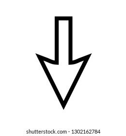 arrow icon down