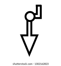 arrow icon down