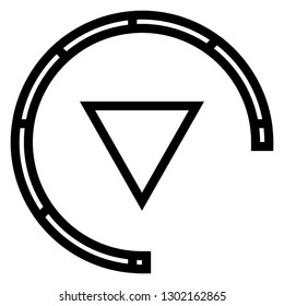arrow icon down