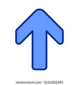 Up Arrow Icon Element For Design