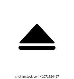 Up arrow icon. Element of minimalistic icon for mobile concept and web apps. Signs and symbols collection icon for websites, web design, mobile app on white background