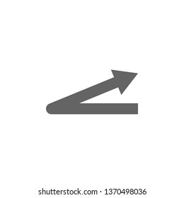 Arrow icon. Element arrow icon. Premium quality graphic design icon. Signs and symbols collection icon for websites, web design, mobile app