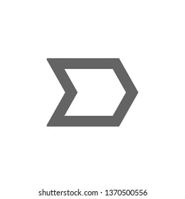 Arrow icon. Element arrow icon. Premium quality graphic design icon. Signs and symbols collection icon for websites, web design, mobile app