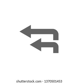 Arrow icon. Element arrow icon. Premium quality graphic design icon. Signs and symbols collection icon for websites, web design, mobile app