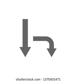 Arrow icon. Element arrow icon. Premium quality graphic design icon. Signs and symbols collection icon for websites, web design, mobile app