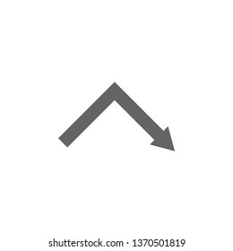 Arrow icon. Element arrow icon. Premium quality graphic design icon. Signs and symbols collection icon for websites, web design, mobile app