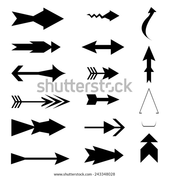 Arrow icon\
element set, arrow symbol collection\
