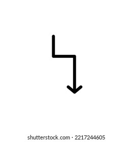 arrow icon element vector graphic. Good for banner, poster, promotions, etc.