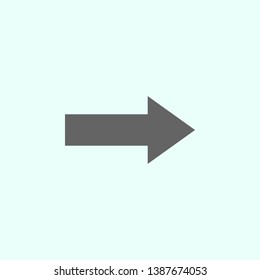arrow icon. Elements of geometric figures illustration icon. Signs and symbols can be used for web, logo, mobile app, UI, UX