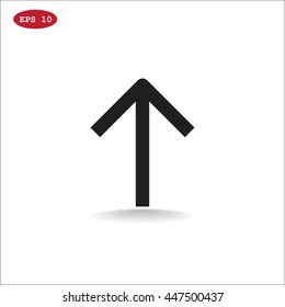  arrow icon Flat. 