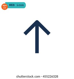  arrow icon Flat. 