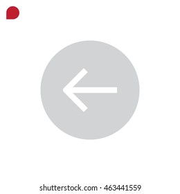  arrow icon Flat. 