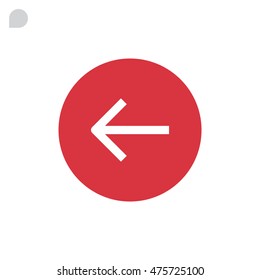  arrow icon Flat. 