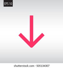  arrow icon Flat. 