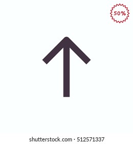  arrow icon Flat. 