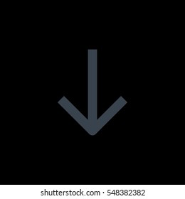  arrow icon Flat. 