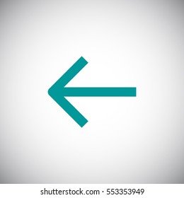  arrow icon Flat. 