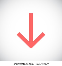  arrow icon Flat. 