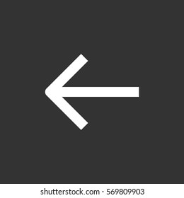  arrow icon Flat. 