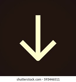  arrow icon Flat. 