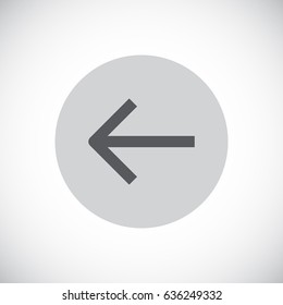  arrow icon Flat. 