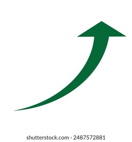 up arrow icon flat black on white background, sharp corner, vector design illustration eps 10