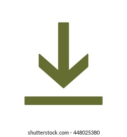  Arrow  icon. Flat design. 