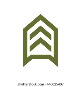  Arrow  icon. Flat design. 