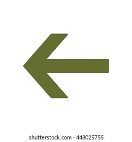 Arrow  icon. Flat design. 