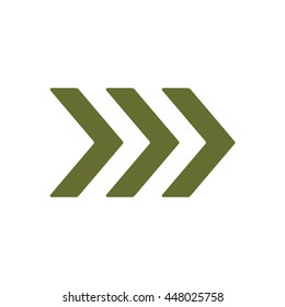  Arrow  icon. Flat design. 