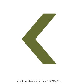  Arrow  icon. Flat design. 