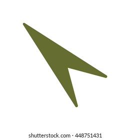  Arrow   icon. Flat design.