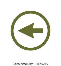  Arrow   icon. Flat design.
