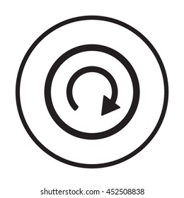  Arrow  icon. Flat design.