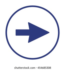  Arrow   icon. Flat design.