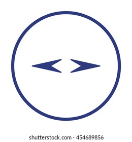  Arrow  icon. Flat design.