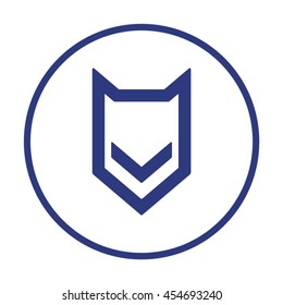  Arrow  icon. Flat design. 